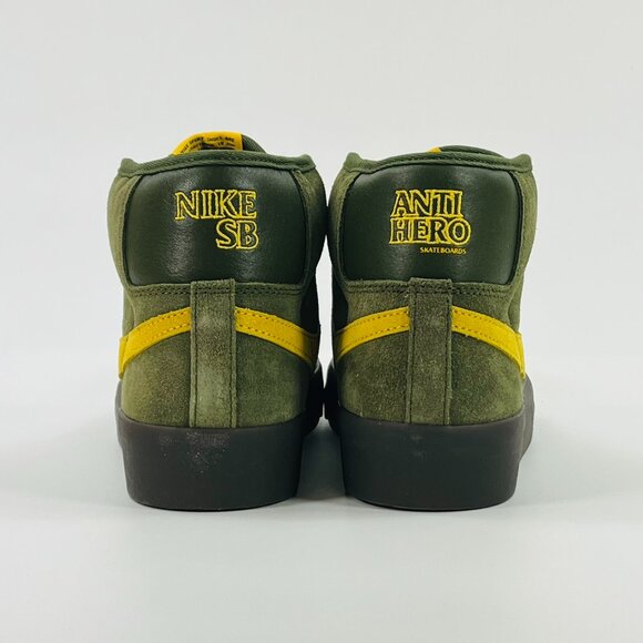 Nike Zoom Blazer Mid QS SB x AntiHero 'Rough Green' HM5838-300 Multi Size - Picture 6 of 9